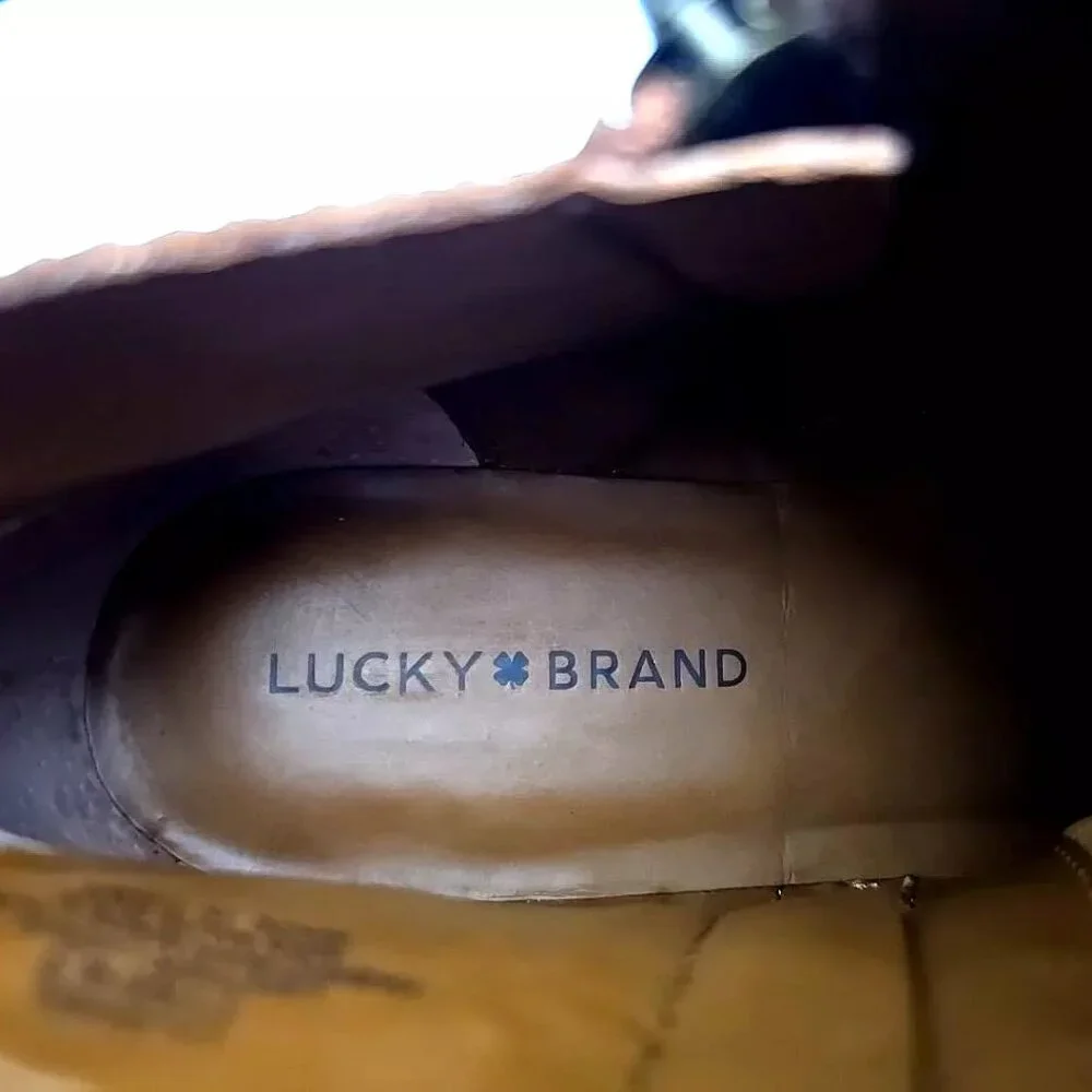 Lucky Brand Brown Ankle Boots - Picture 10 of 12